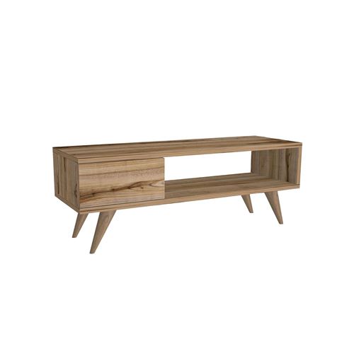 Meuble TV contemporain Maya - 90 x 33 cm - Marron