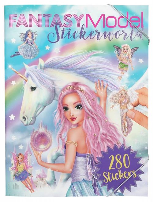TOPModel livre d'autocollants Fantasy Model girls 33 cm papier