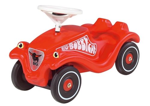 Porteur enfant bobby car rouge avec klaxon 58 x 30 x 38cm (lxlxh) - big nouveau modele - jouet 1er age des 12 mois