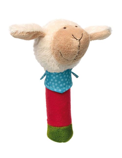sigikid, Fille et Garçon, Hochet Pouët-Pouët Mouton, Multicolore, 42212