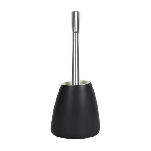 SPIRELLA Porte balai WC Etna - 41 x 17 x 13cm - Noir et Blanc