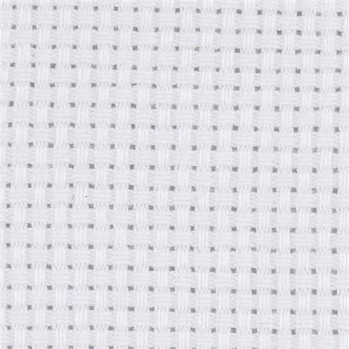 Creotime tissu aida blanc 50 x 50 cm 1 pièce