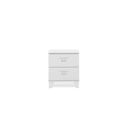 FACTORY Chevet industriel - Blanc - L 40 cm
