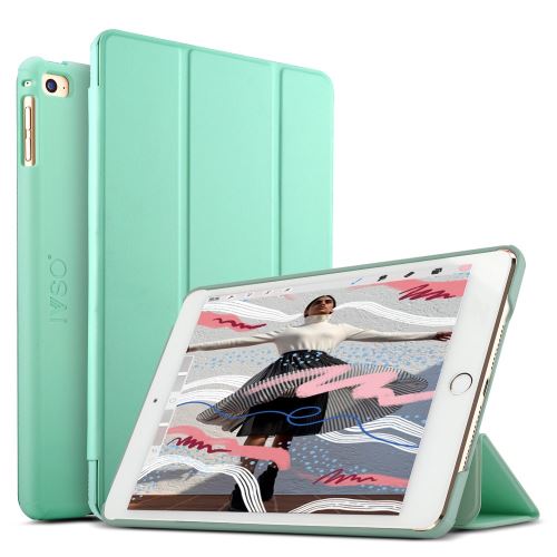 Etui en PU + TPU réveil automatique/sommeil vert avec support tri-pliure pour votre Apple iPad Mini 9.7 (2019)/4/3/2/1