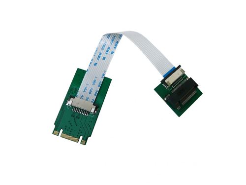 Riser extender M.2 NGFF - avec 3 nappes de 10cm, 20cm et 25cm - Pour M2 B ou B+M Key type SATA