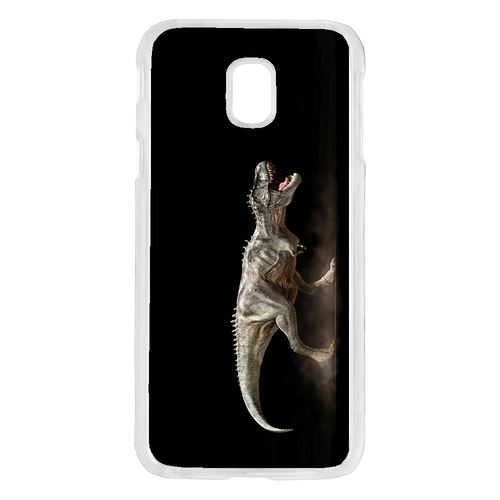 Coque Dinosaure T Rex Black Compatible Galaxy J7 2017 Transparent