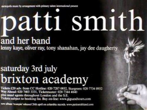 PATTI SMITH - 102x76 cm - AFFICHE / POSTER