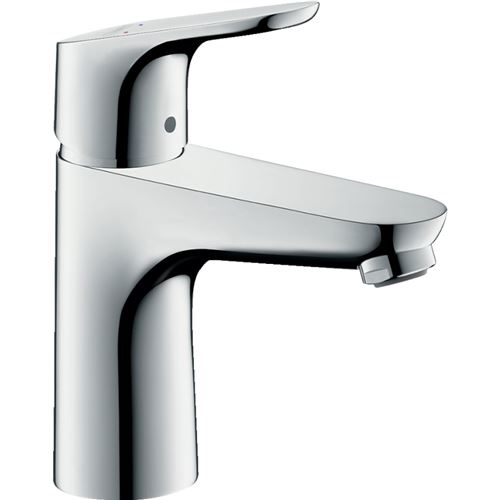 HANSGROHE Mitigeur lavabo Focus 100, avec tirette et vidage chromé