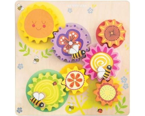 Le Toy Van Puzzle Engrenages abeilles et fleurs