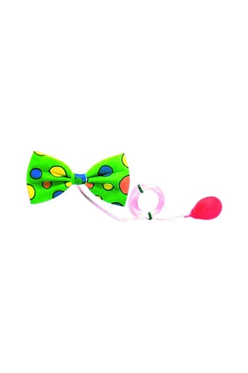 Noeud clown fluo lance eau vert