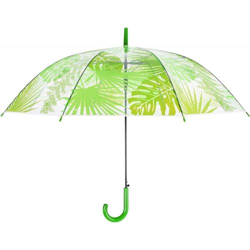 Esschert Design - Parapluie transparent avec feuilles Jungle