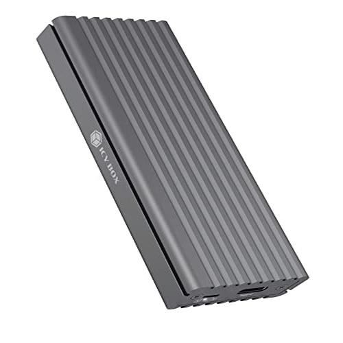 raidsonic technology gmbh m.2 zu usb 3.1 host, aluminium, m-key sockel, nvme raidsonic noir