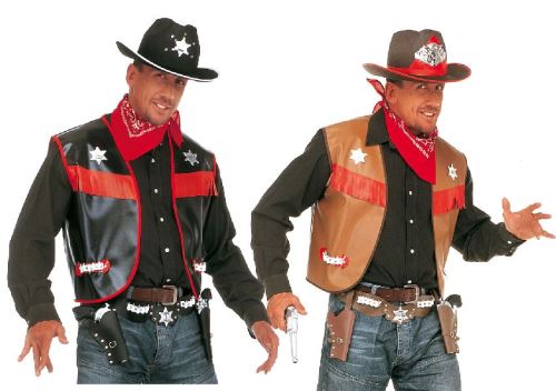 Veste Buffalo Bill noire ou marron - (40/44)
