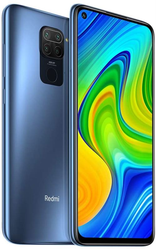 Xiaomi Redmi Note 9 Smartphone,4GB RAM 128GB ROM Téléphone,6.53 Plein écran DotDisplay MTK Helio G85 Processeur 48MP + 8MP + 2MP + 2MP AI Quad Camera Hotshot Global Version(Gris)