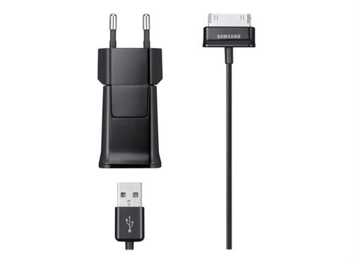 Samsung ETA-P10E - Netspanningsadapter - voor Galaxy Note 10.1, Tab, Tab 10.1, Tab 10.1N, Tab 2, Tab 7.7, Tab 8.9