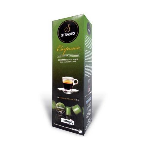 Capsules de café avec étui Stracto 80583 Corposso (80 uds)