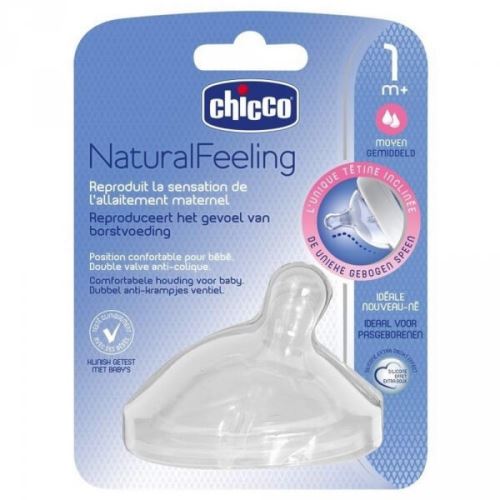 Tétine naturalfeeling inclinée - flux moyen - 1m+ - x1 - chicco