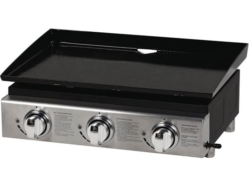 plancha presto 3 - 3 brûleurs - 7.5kw - gris