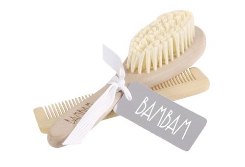 Bam Brosse + Peigne en Bois