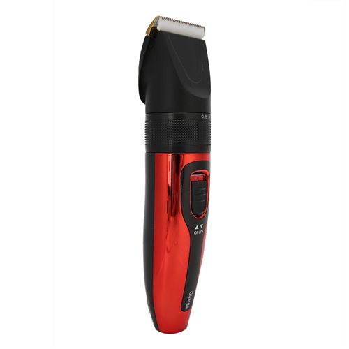 Tondeuse à cheveux électrique LCD affichage numérique enfants adulte forte puissance Rouge