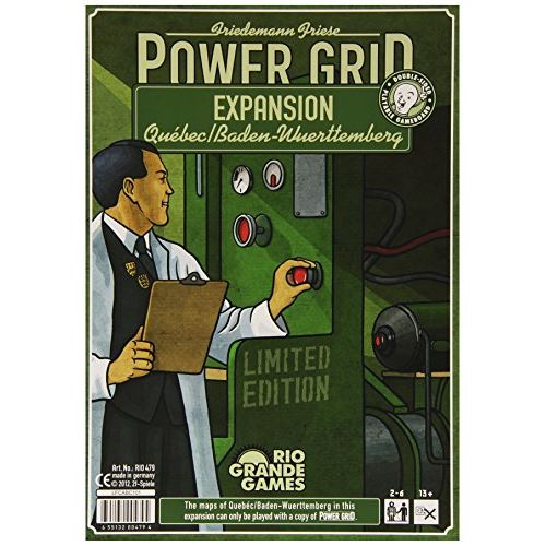 Rio Grande Games Power Grid Québec Bade-Wurtemberg