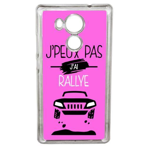 Coque j peux pas j ai rallye 6 compatible huawei mate 8 transparent