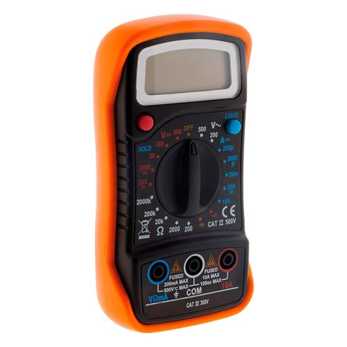 Zenitech - Multimètre Digital 300V Cat Iii - Image 1
