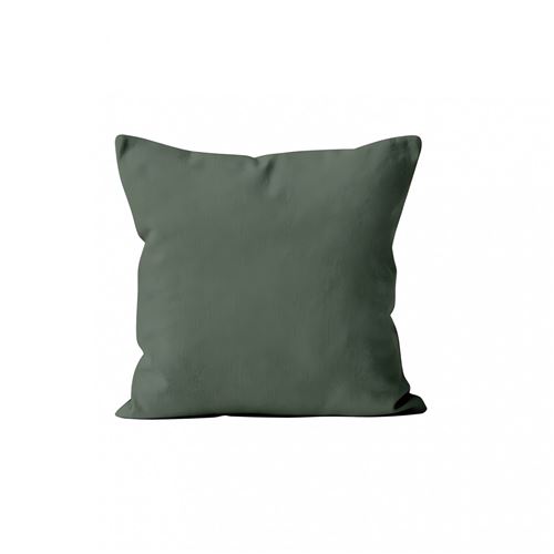 Housse de coussin 40x40 cm ALIX vert par Soleil d'ocre