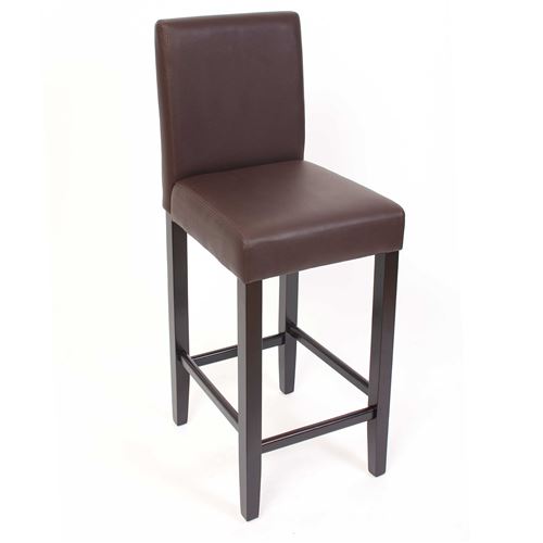 Mendler Marron Tabouret De Bar Similicuir - Image 3