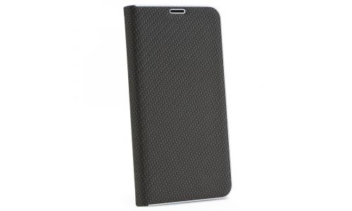 Etui Folio Huawei P30 PRO rabat latéral coloris noir aspect carbone