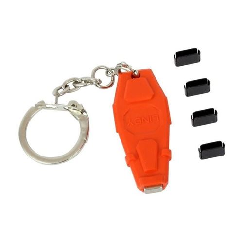lindy bloqueur de port usb type c - kit de base avec 4 verrous et 1 clé