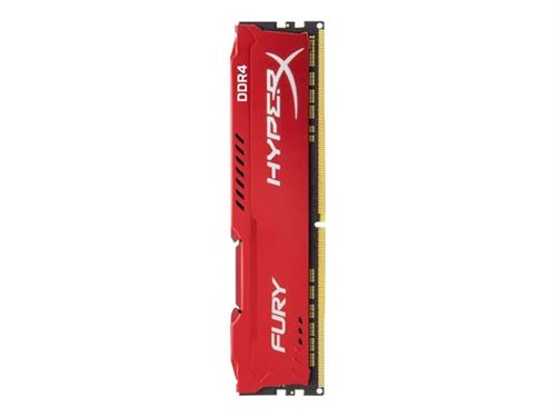HyperX FURY Red 8GB DDR4 3400 MHz 8Go DDR4 3400MHz module de mémoire - Modules de mémoire (8 Go, 1 x 8 Go, DDR4, 3400 MHz, 288-pin DIMM, Rouge)
