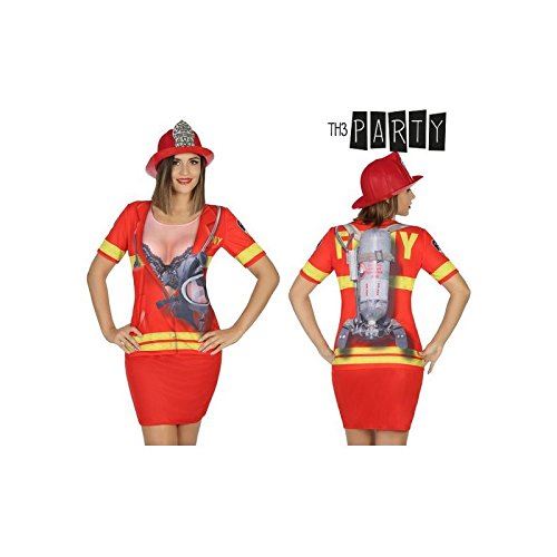 T-shirt pour adultes Th3 Party 6667 Femme pompier