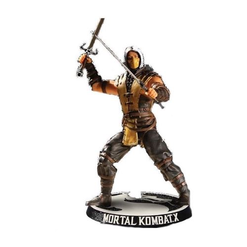 Mortal Kombat Figurine d'action 4 pouces Scorpion Mezco X