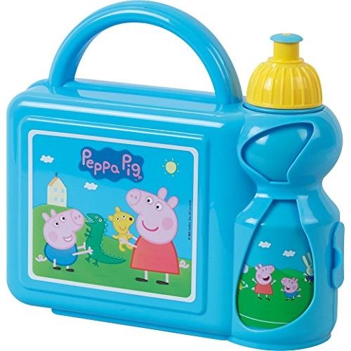 Peppa pig ensemble goûter gourde - boîte goûter fun house 005177