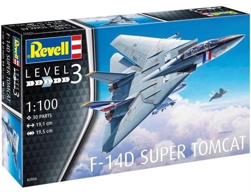 Revell - Maquette - Avion F14D Spuer Tomcat, 03950