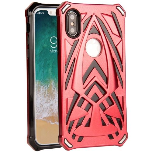 iPhone X Coque Protection Plastique Rouge ALS48194