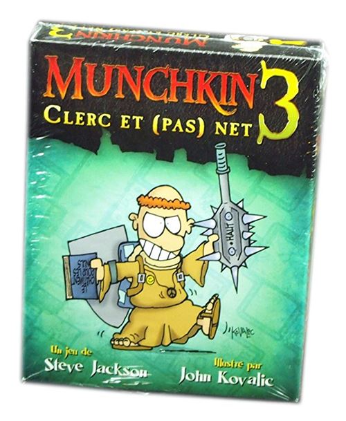 Jeu De Cartes Asmodee Munchkin 3 Clerc Et (Pas) Net