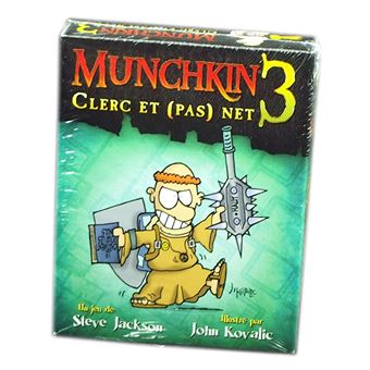 Jeu de cartes Asmodee Munchkin 3 Clerc et (pas) Net