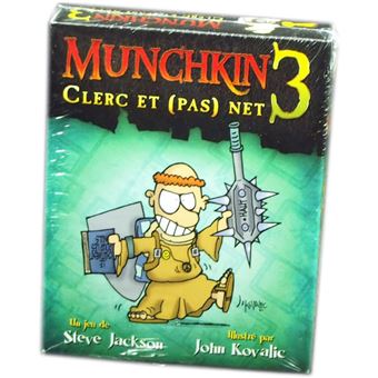 Jeu de cartes Asmodee Munchkin 3 Clerc et (pas) Net