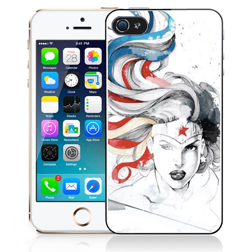 Coque pour iPhone 5C wonder woman art