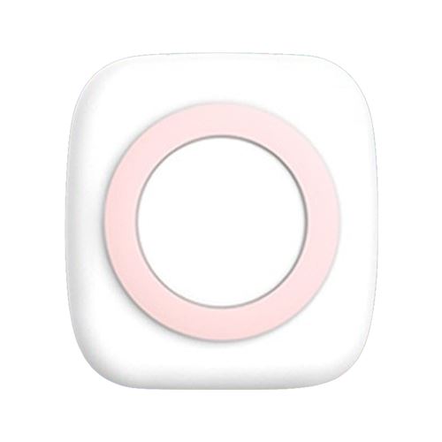 Imprimante photo thermique portative sans fil Bluetooth 57 mm avec 4 rouleaux de papier d'impression -Rose