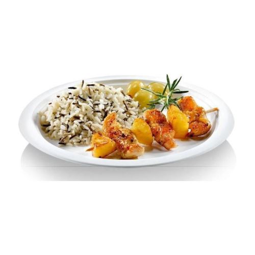 NATURESSE - 15381 - 50 assiettes rondes - Eco Line canne a sucre - Diametre 23 cm