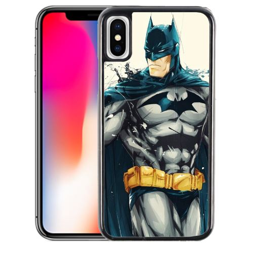 Coque pour iPhone XS batman paint art
