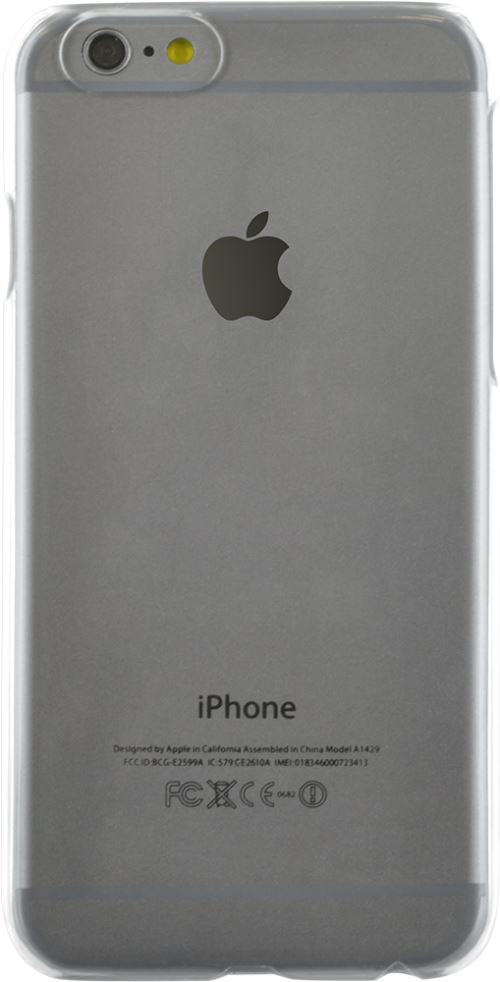 Coque rigide transparente pour iPhone 6/6S avec protège écran en verre trempé