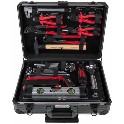 KS Tools Ensemble d'outils universel 130 pièces 1/4 + 1/2 911.0630