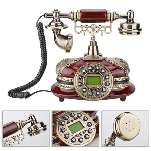 Style rétro Téléphone fixe de bureau filaire vintage téléphone
