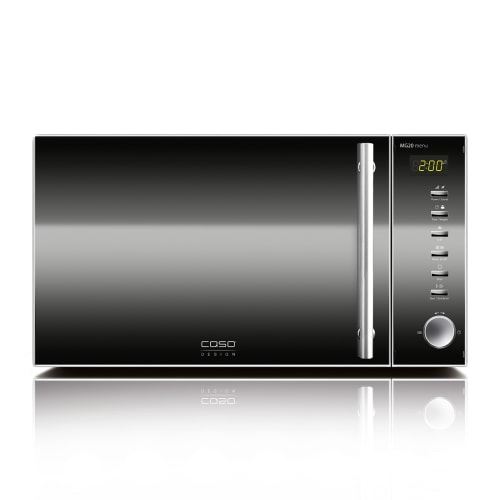 CASO Design MG 20 menu - Four micro-ondes grill - pose libre - 20 litres - 800 Watt - inox/verre miroir