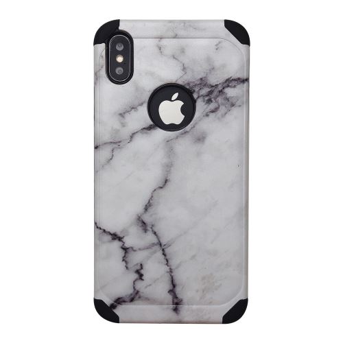 Coque en TPU motif antichoc marbre blanc pour votre Apple iPhone XS Max 6.5 pouces