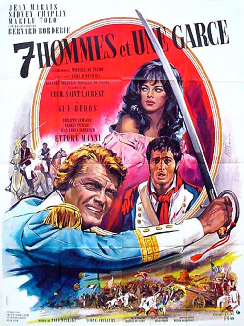 7 Hommes et une Garce AFFICHE CINEMA ORIGINALE